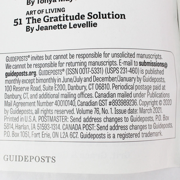 Lot of 4 Guideposts Magazine Large Print March April May June-July 2021