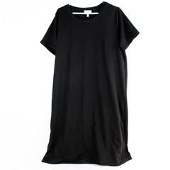 NWT Jessica Simpson Black Short Sleeve Midi Dress Women's Size XL