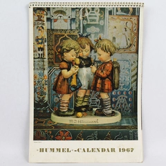 Vintage Collectible Hummel Calendar 1967 12 Month Spiral Bound