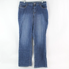 Coldwater Creek Natural Fit Mini Bootcut Denim Jeans Women's Size 12