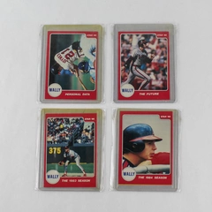 Lot of 4 Vintage 1980s Wally Joyner Baseball Cards Angels Star Company