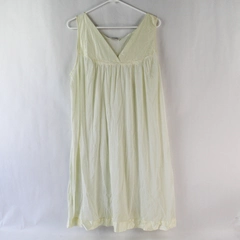 Vintage Vanity Fair White Slip Dress Women's Size XL Small Stain