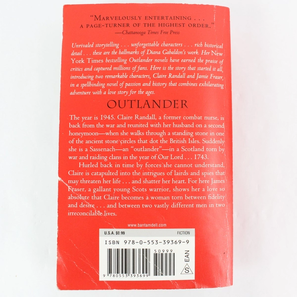 Outlander by Diana Gabaldon Series Book 1 2014 Dell Paperback