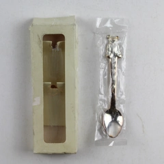 Lenox Smithsonian Silver Plated Teddy Bear Infant Feeding Spoon in Box