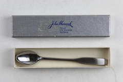 John Hancock Mutual Life Insurance Souvenir Spoon Leonard Stainless Steel