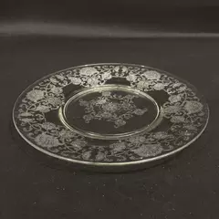Vintage Hazel Atlas Florentine Clear 10" Dinner Plate