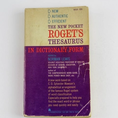 New Pocket Roget's Thesaurus by Norman Lewis 1961 Paperback Good Condition