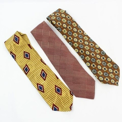 Lot of 3 Vintage Mallory & Church Neckties Business Formal Casual