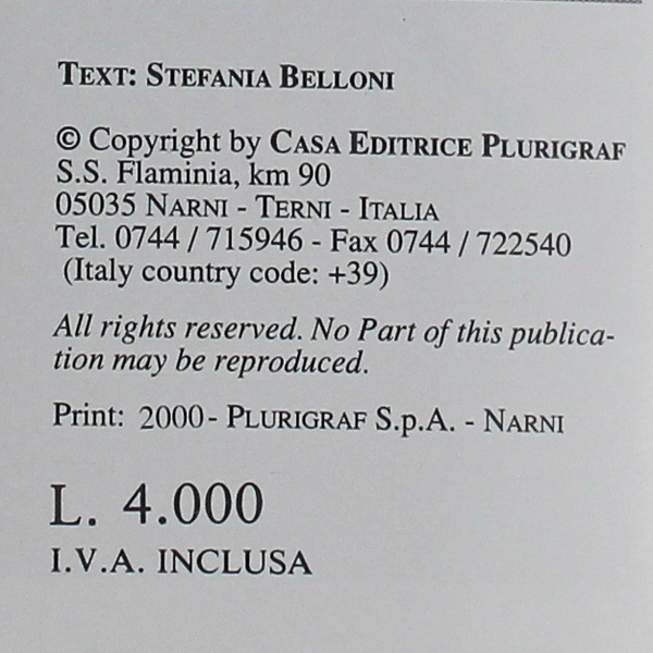 Siena Guide With Plan by Plurigraf Text by Stefania Belloni Paperback