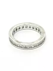 AJJ CZ Sterling Women's Ring Size 6.75