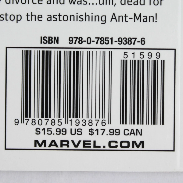 Marvel Ant-Man Second-Chance Man 2015 Softcover Comic Book