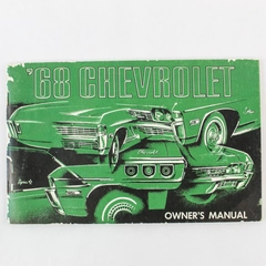 1968 Chevrolet Owner's Manual Original Maintenance Guide Pre-owned Vintage