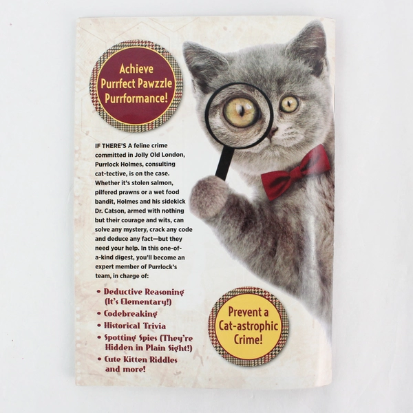 Cat Pawzzles Presents Purrlock Holmes Puzzles Ciphers and Kitty Mysteries Book