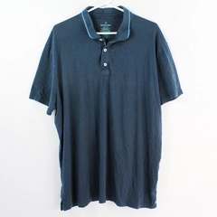 Tommy John Blue Cotton Blend Polo Shirt Men's Size 2XL