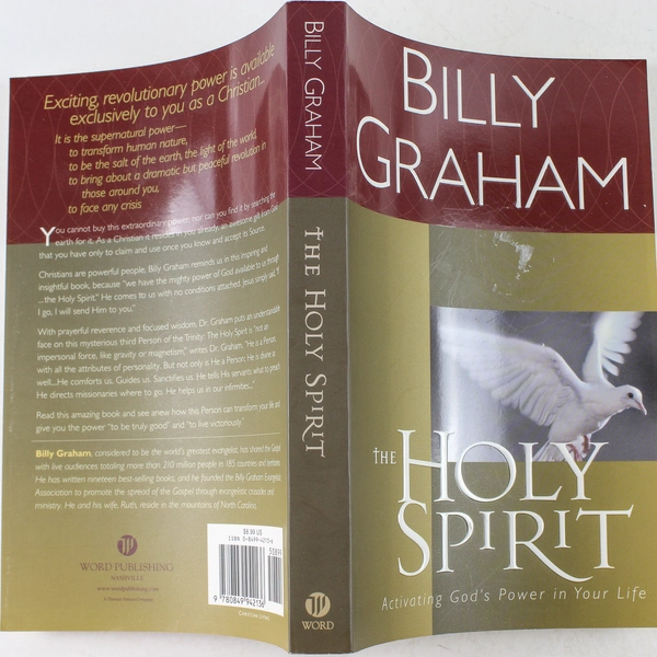 Holy Spirit Activating God's Power in Your Life Billy Graham 2000 Paperback