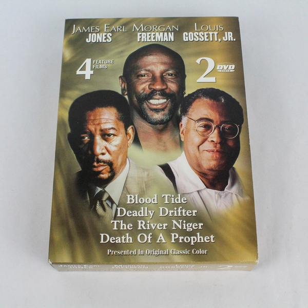Lot of 4 DVDs Blood Tide, Deadly Drifter, The River Niger, Death of a Prophet