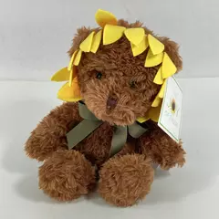 Aurora Gifts Joy of Fresh Sunflower Teddy Bear 7.5 Inch Plush Stuffed Animal