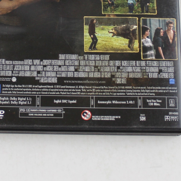 The Twilight Saga New Moon DVD Single Disc Edition Good Pre-Owned