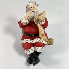 Resin Santa Checking His List Shelf Sitter Figurine