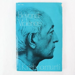 Beyond Violence by Jiddu Krishnamurti 1973 Harper & Row Publishers Paperback