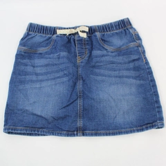OshKosh B'gosh Elastic Waistband Blue Denim Jean Skirt Youth Girl's Size 14