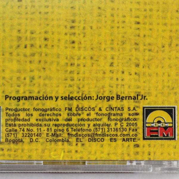Colombia Instrumental de Exportacion CD 1 of 3 15 Songs Good Condition