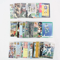 Lot of 40 1990s Football Cards Assorted Players Stars And Commons Various Brands