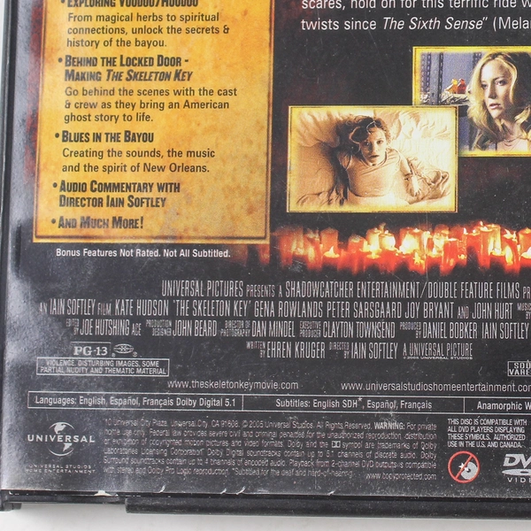The Skeleton Key DVD 2005 Universal Kate Hudson