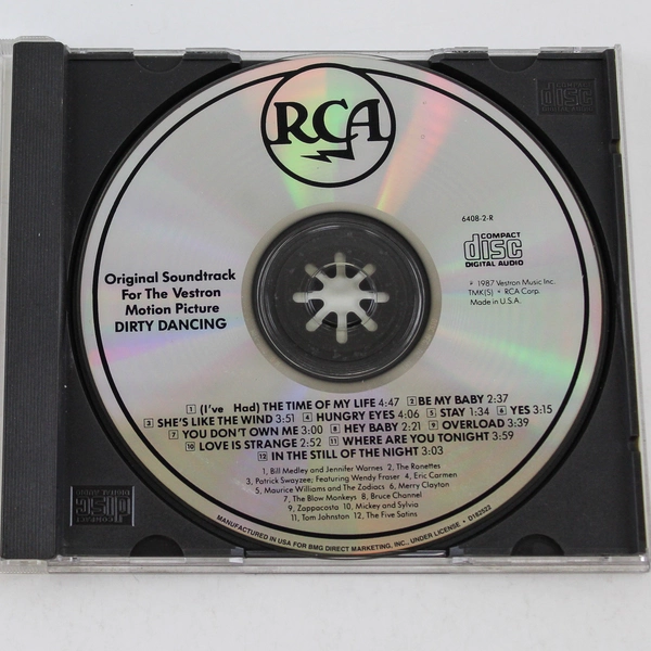 Dirty Dancing Motion Picture Soundtrack CD 1987 Vintage Pre-Owned Music
