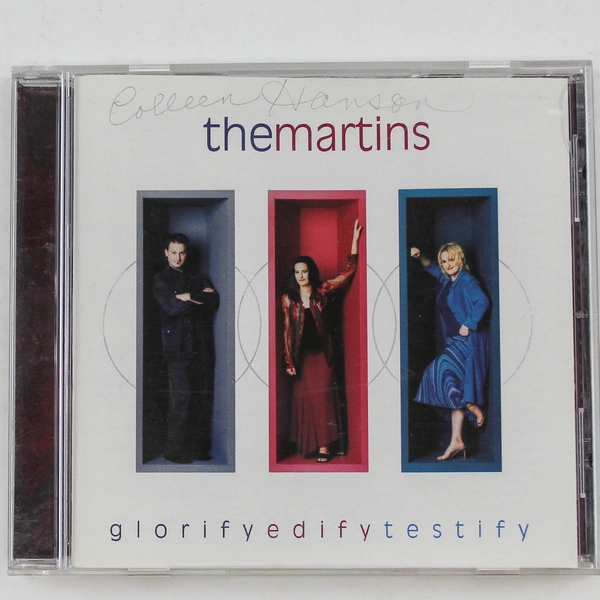 The Martins Glorify Edify Testify CD 2001 Spring Hill Music Good Condition
