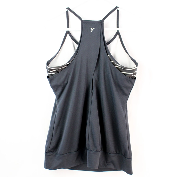 Active by Old Navy Loose Fit Ample Top with Built-In Bra Women's Size Large