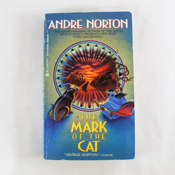 Vintage The Mark of the Cat by Andre Norton Paperback Fantasy 1992