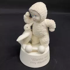 2003 Department 56 Snowbabies Wanna See My Muscles 69350 Original Box