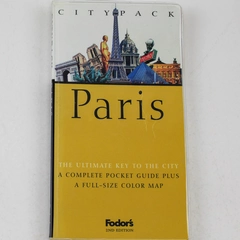 Citypack Paris Map Guide Fodor's 1997 Hardcover Good Condition Collectible