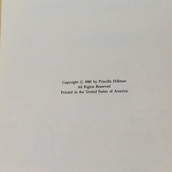 A Merry Mouse Book Of Months By Priscilla Hillman 1980 Doubleday And Company HC