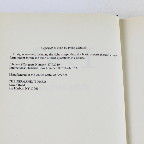 1933 by Philip Metcalfe 1988 Hardcover with Dust Jacket