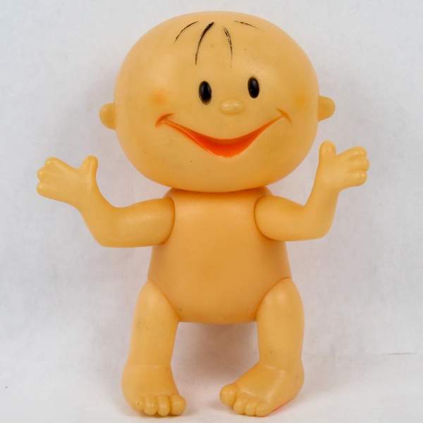 Vintage 1980s Sterling Drug Diaparene Promo Posable Spokes Baby Doll 6.5" Flawed