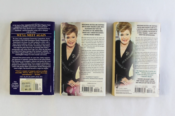 Lot of 3 Mary Higgins Clark Paperbacks We'll Meet Again Song Before and More
