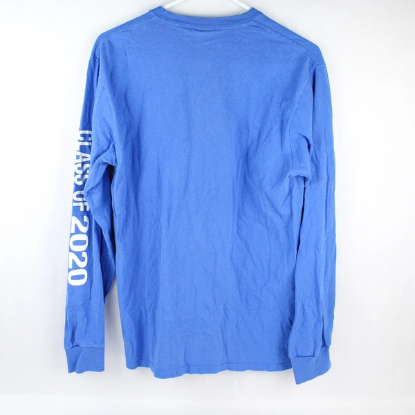 Port & Company The Great Junior Wave Blue Long-Sleeved T-Shirt Adult Medium