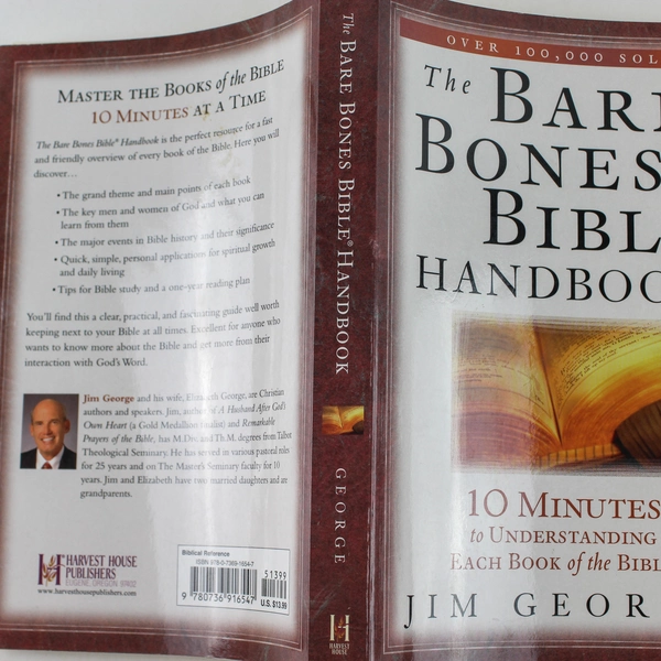 The Bare Bones Bible Handbook by Jim George 2006 Paperback