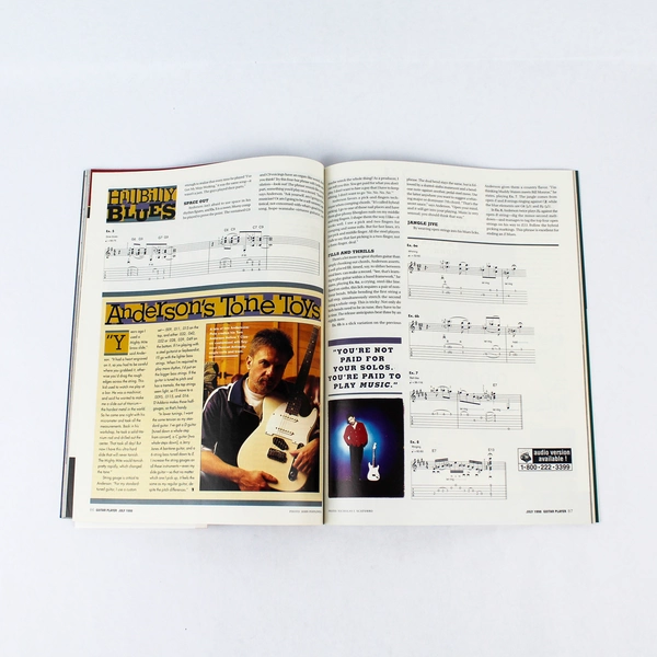 Guitar Player Magazine Vintage July 1998 Bonnie Raitt