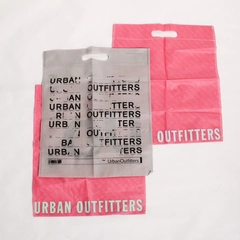Lot of 3 Urban Outfitters Reusable Grocery Bags Gray & Pink Totes