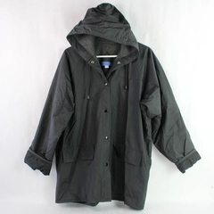 Black Sailmaker Outerwear Outerwaear Women's Rain Jacket Size L Fleece Lining