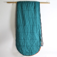 Coleman Lightweight Cold Weather Sleeping Bag Teal w/ Orange Trim