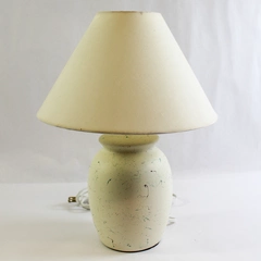 Cream Blue Black Paint Splatter Table Desk Lamp with Shade Tested Works