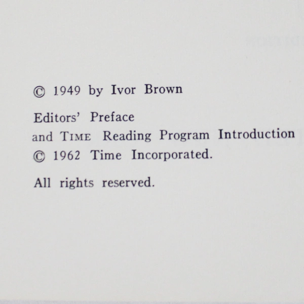 Vintage Shakespeare by Ivor Brown Time Reading Program Special Edition 1962 PB