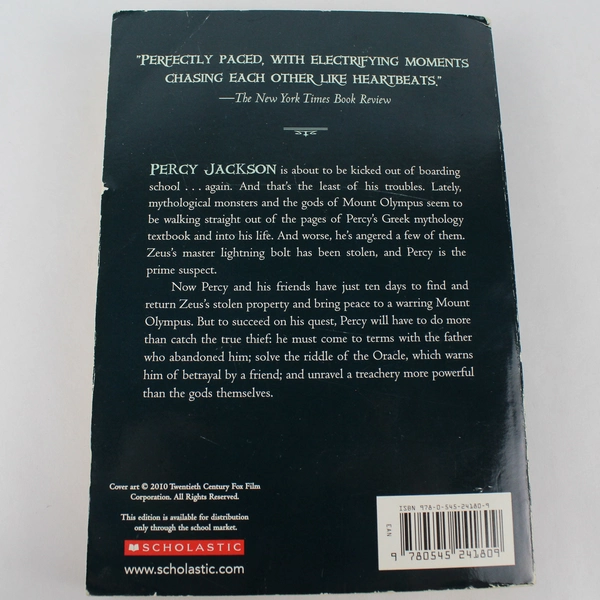 Percy Jackson and the Olympians The Lightning Thief Rick Riordan Paperback 2006