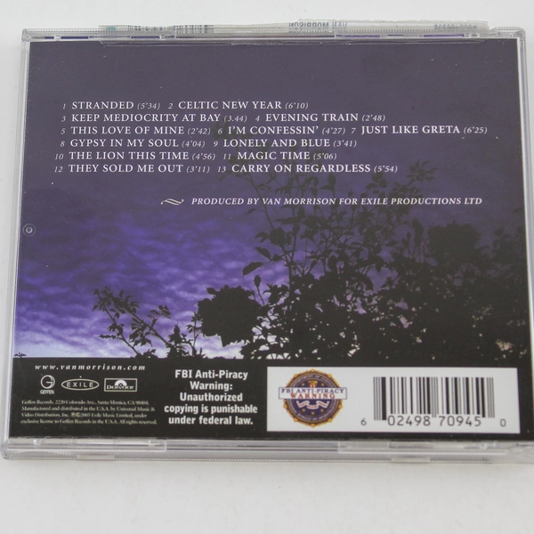 Van Morrison Magic Time Audio Music CD Disc Jewel Case 2005 Denon SLG Records
