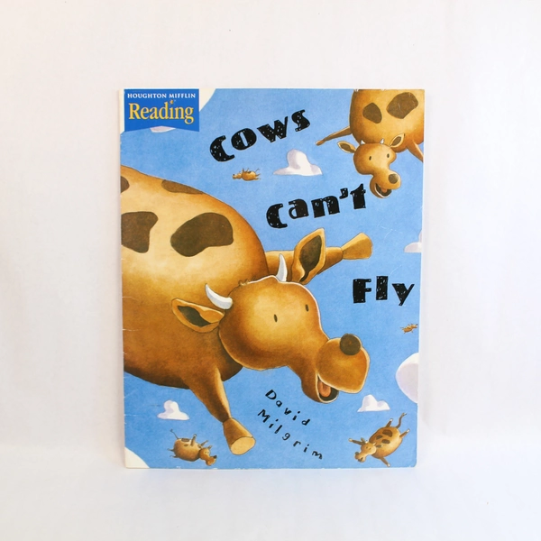 Houghton Mifflin Reading Big Book Cows Can't Fly by David Milgrim Pre-owned
