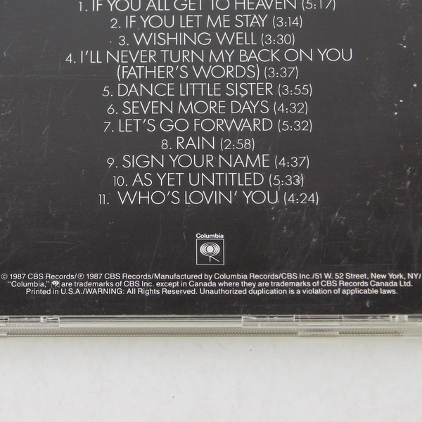 Terence Trent D'Arby The Hardline CD 1987 CBS Records Cracked Case